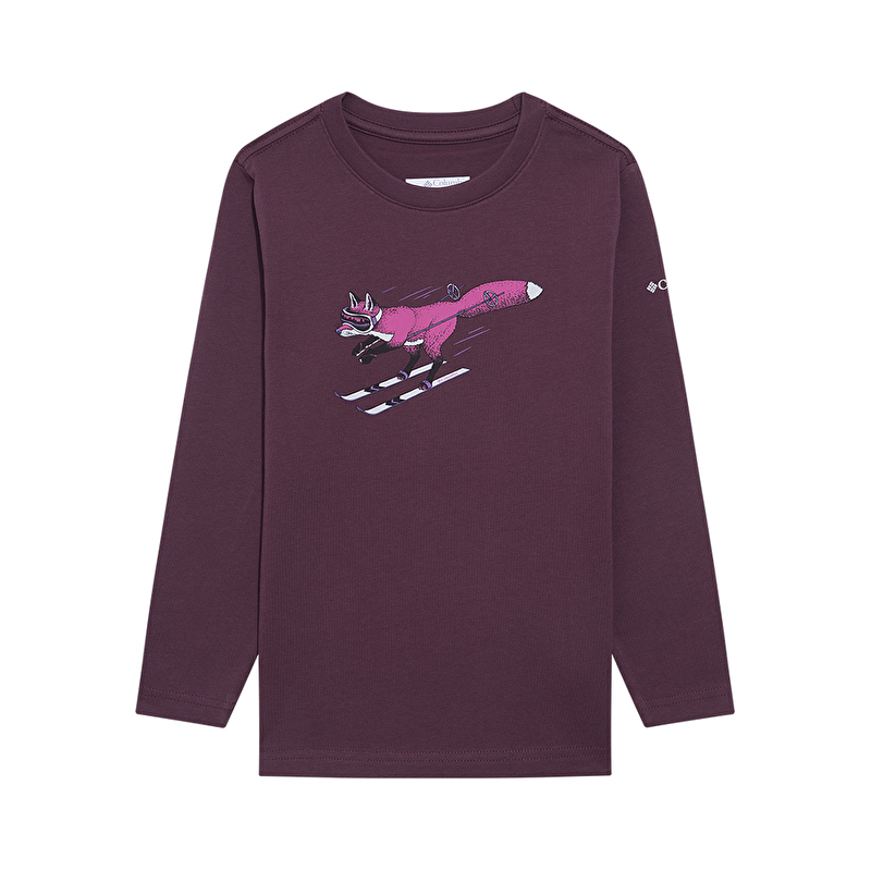 Y Foxy Downhill Graphic Uzun Kollu Çocuk T-shirt
