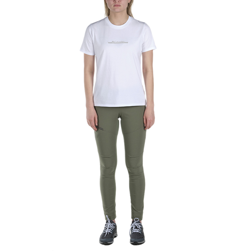 CSC W Bar Split Graphic Kısa Kollu Kadın T-shirt