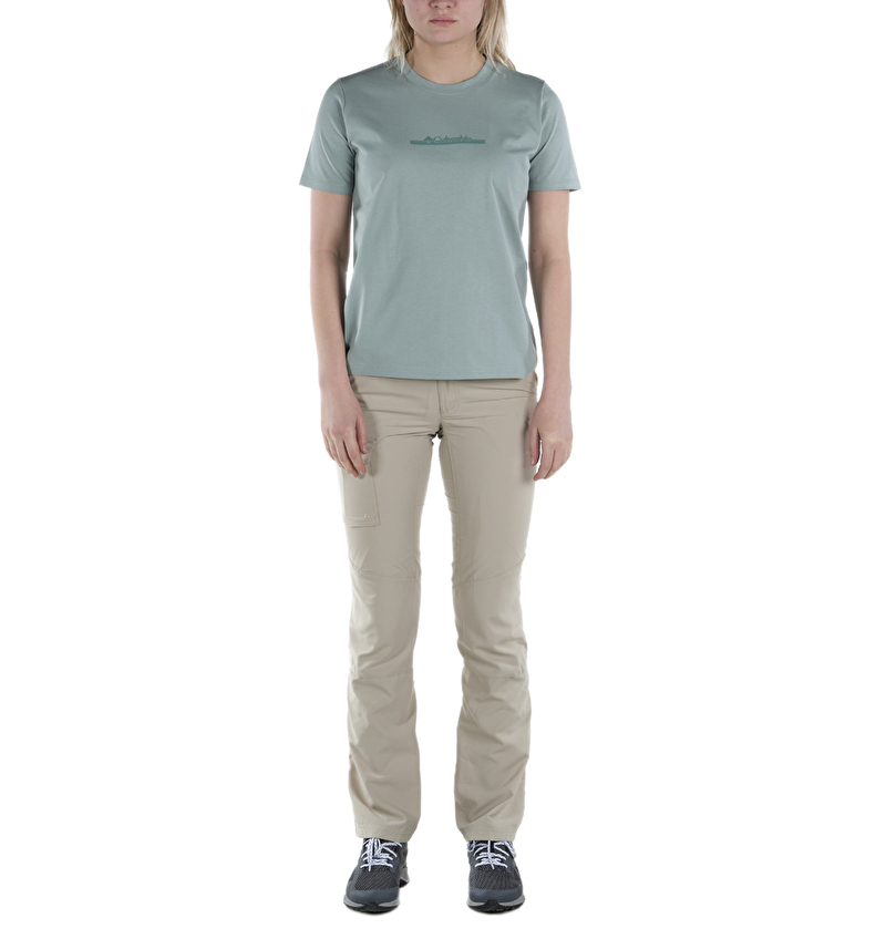 CSC W Bar Split Graphic Kısa Kollu Kadın T-shirt
