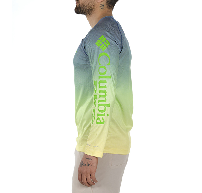 Solar Shade Printed Uzun Kollu Erkek T-shirt