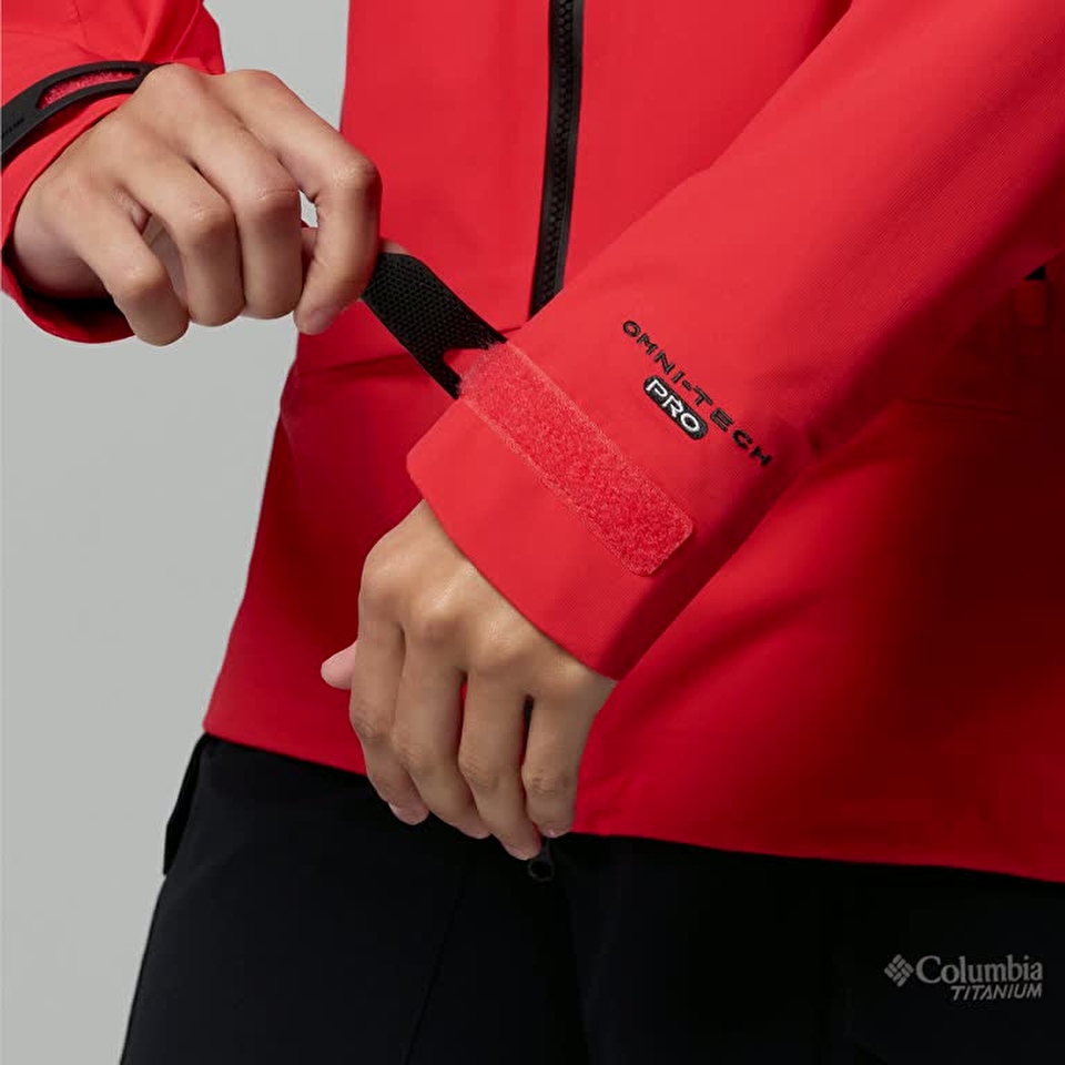 Columbia Kadın Kırmızı Saudan Pro 3L Yağmurluk 2154411606606L